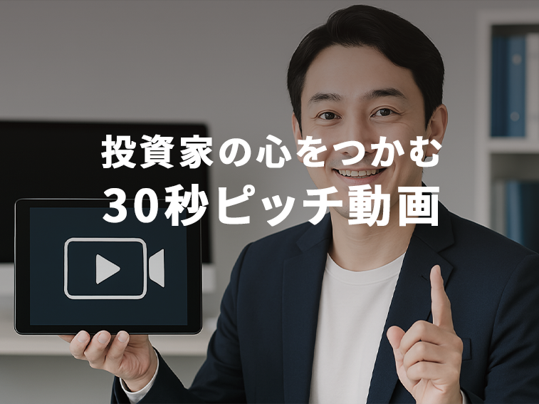 投資家の心をつかむ30秒ピッチ動画01